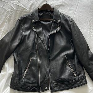 Allsaints leather jacket -XXL